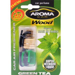 Ароматизатор автомобильный Aroma car wood 6ml master box Green tea